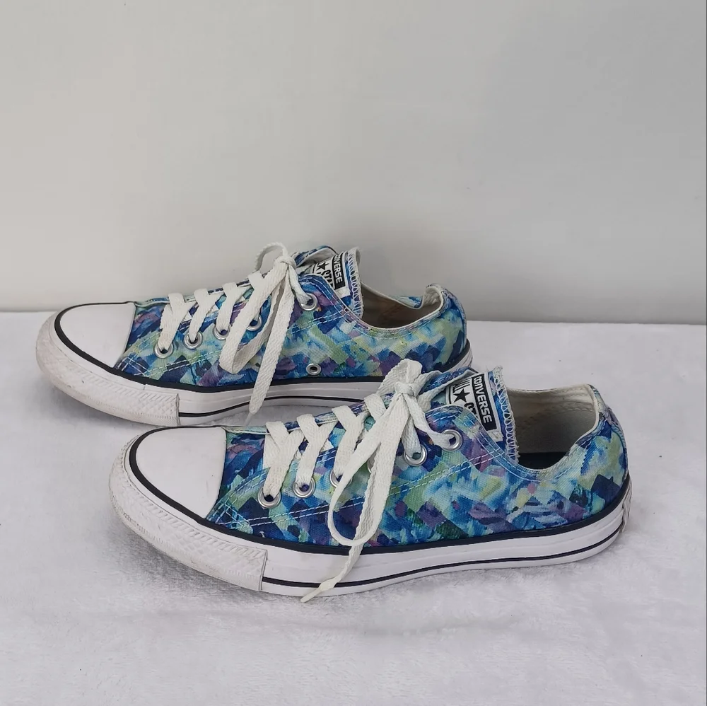 Converse All Stars Printed Canvas Sneakers - Picture 5 of 7